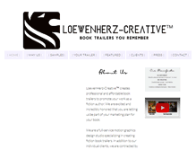 Tablet Screenshot of loewenherz-creative.com